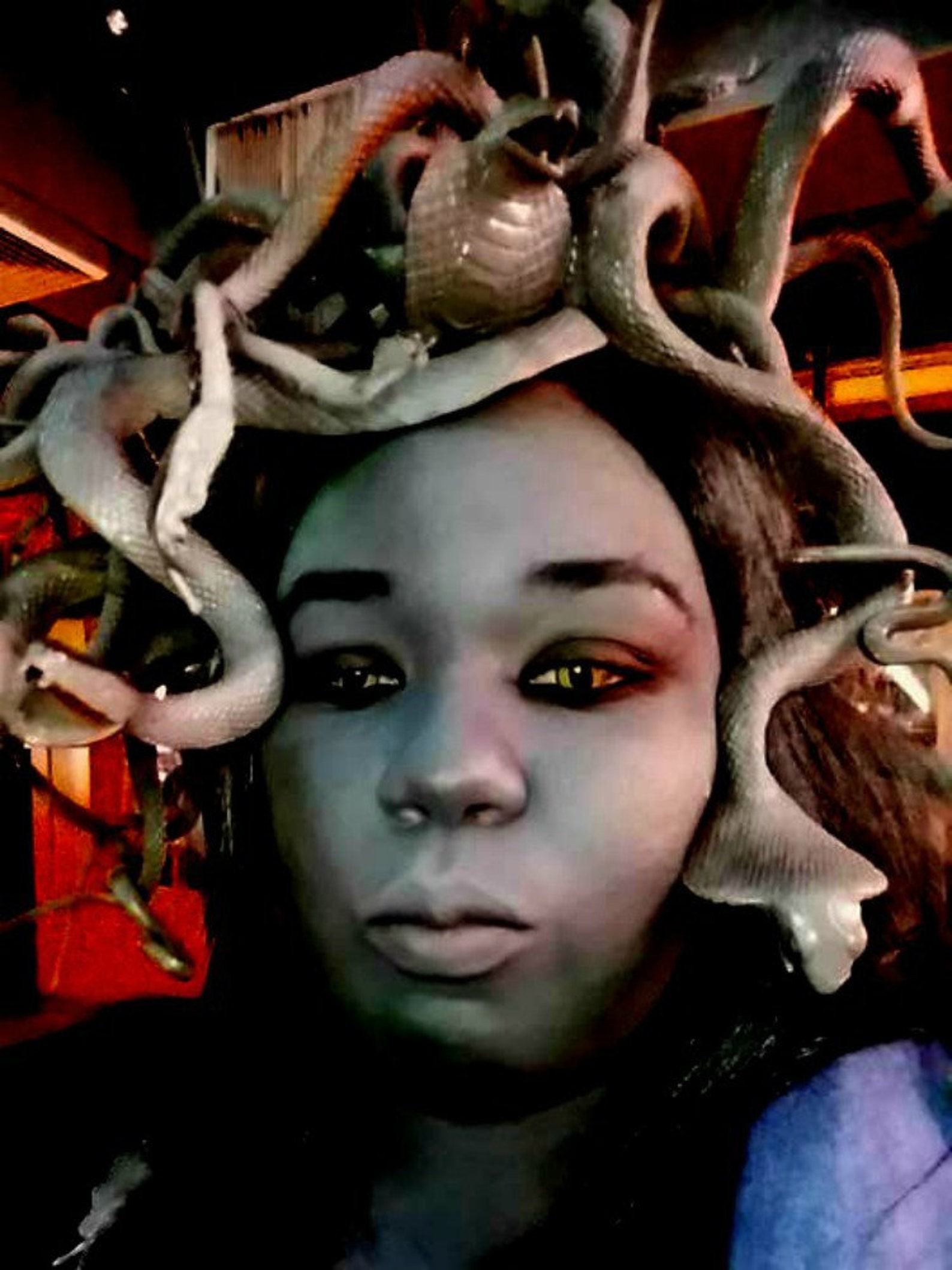 medusa snake headpiece
