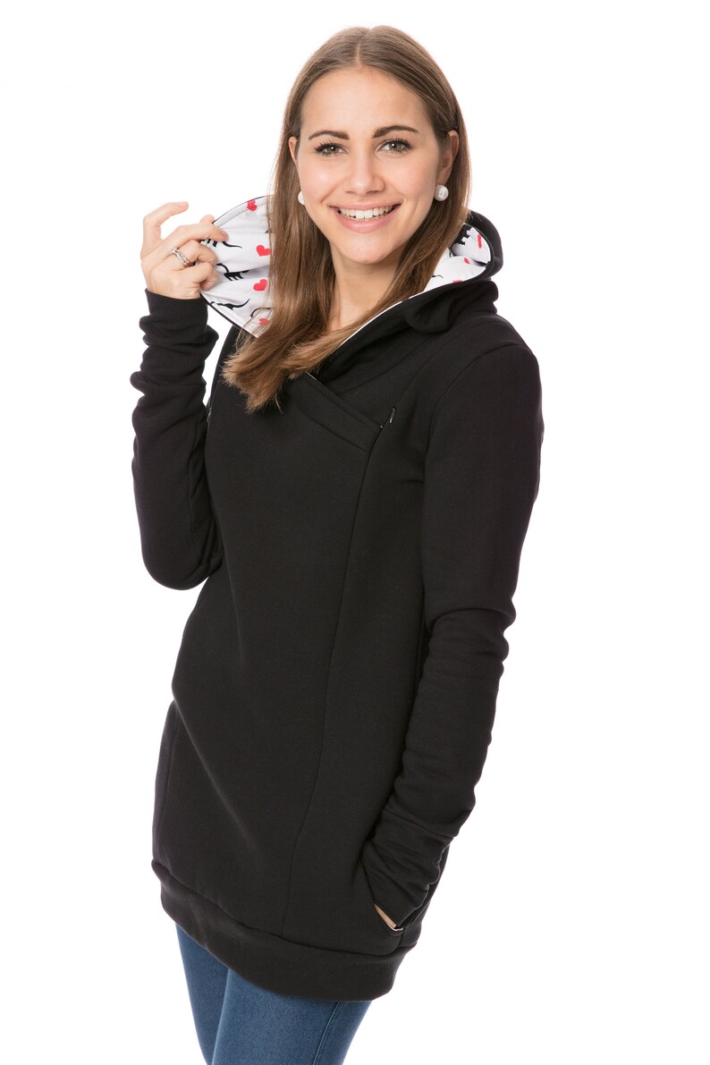 GoFuture\u00ae 3in1 hoodie Maternity Nursing hoodie Breastfeeding hoodie Normal leisure use EVIA warm soft cosy highest quality GoFutureWithLove