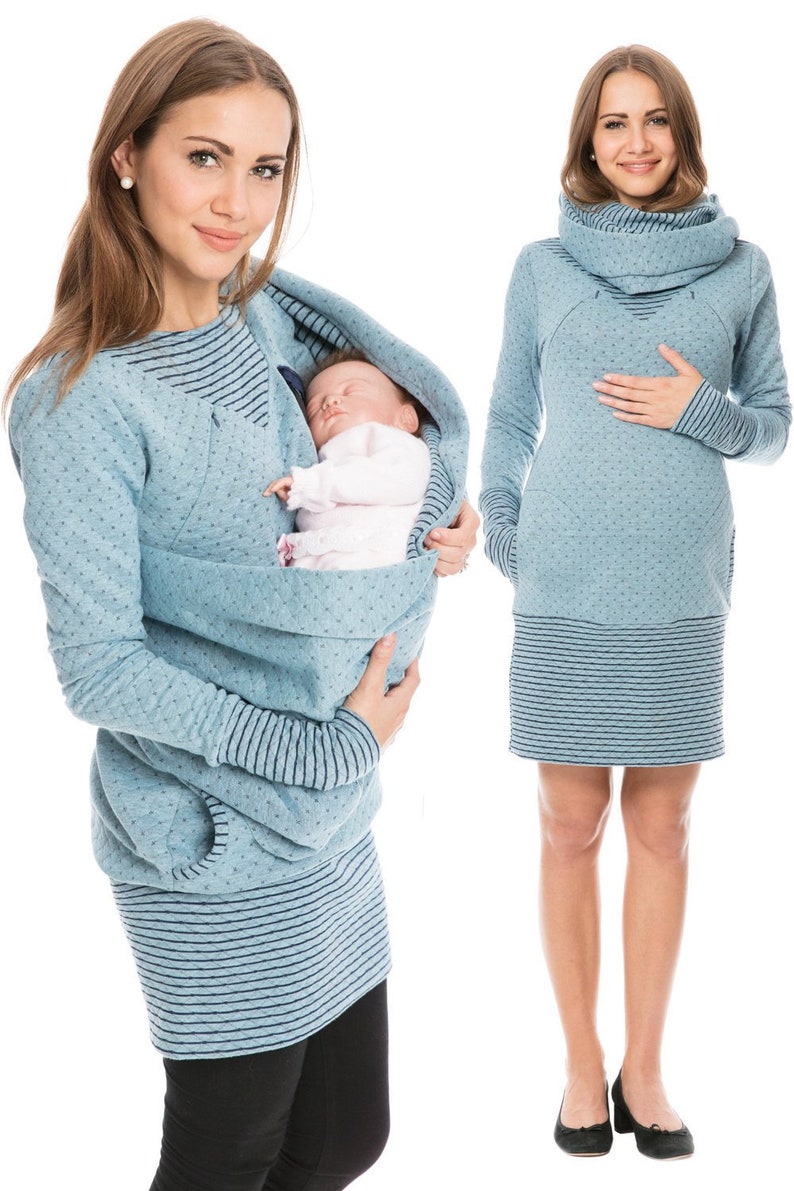 EXPRESS GoFuture\u00ae 5in1 Set ADELE Maternity dress Nursing dress Nursing scarf Breastfeeding cover up ADELE Maternity jumper Nursing