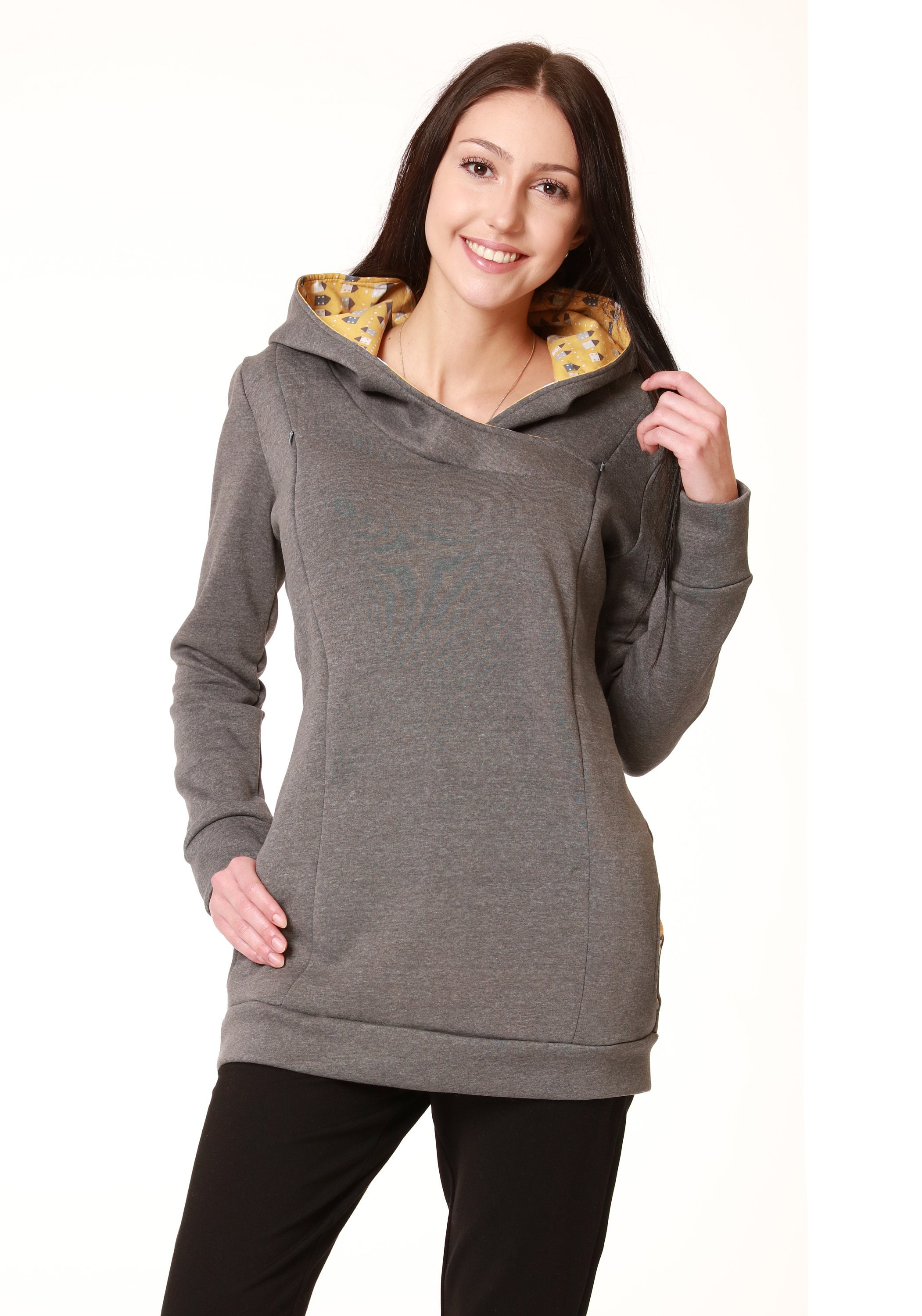 GoFuture® 3in1 hoodie Maternity Nursing hoodie Breastfeeding Etsy