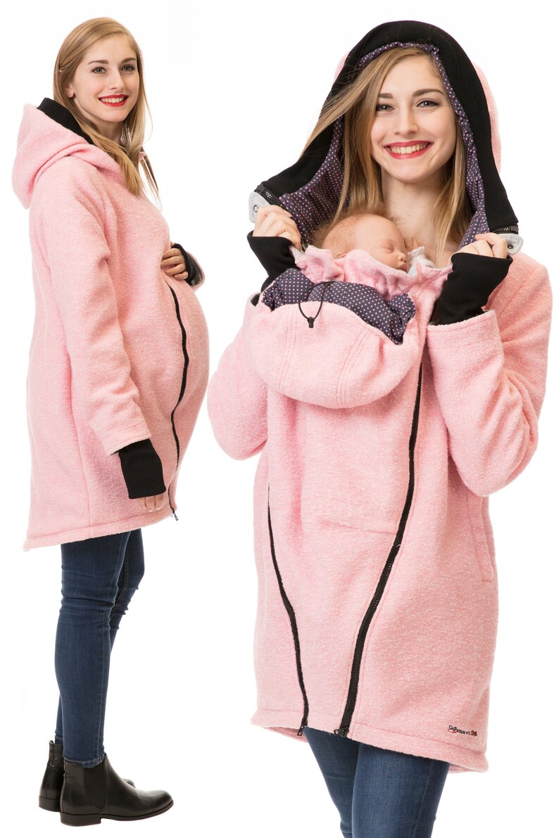 EXPRESS GoFuture\u00ae 4in1 Merino wool jacket Babywearing SHELTER ALLNATURA baby carrying coat maternity multifunction belly to baby