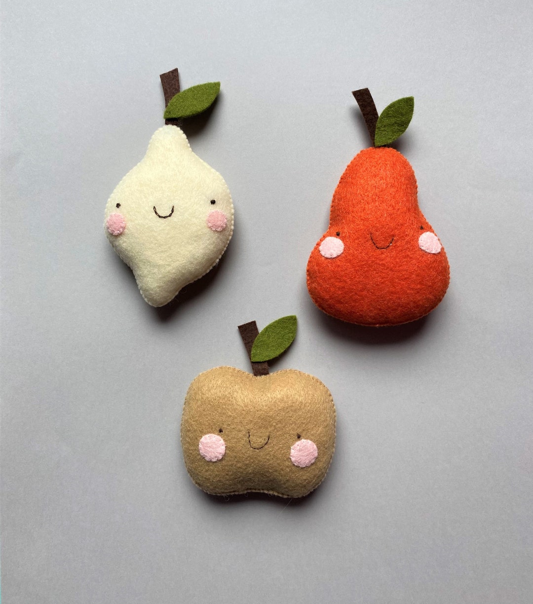 Felt Fruits - Etsy