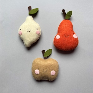 felt fruits