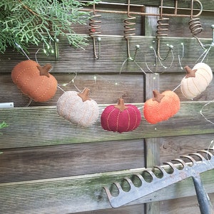 Felt Pumpkin Garland Halloween Garland Autumn Garland Halloween Decoration Kids Halloween Halloween Ornaments for tree image 7