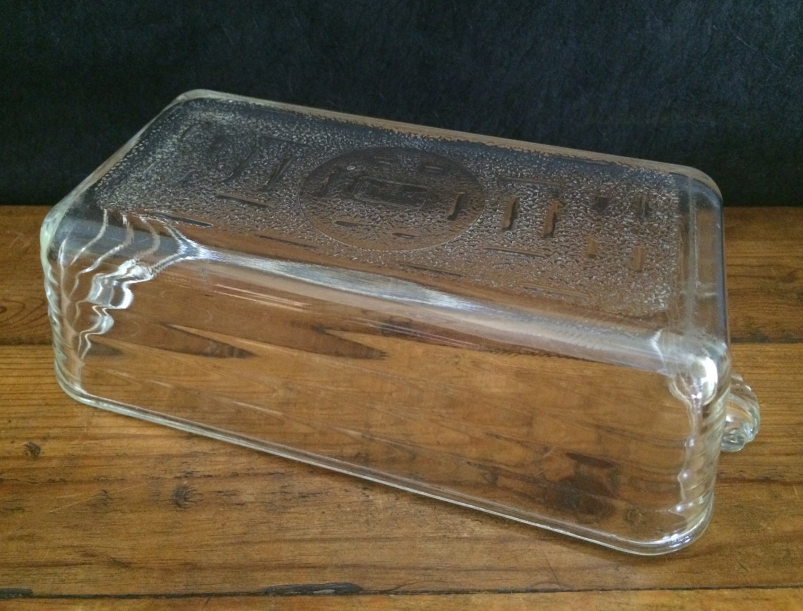 Vintage Glasbake 59 Loaf Pan Antique Glass Baker Etsy