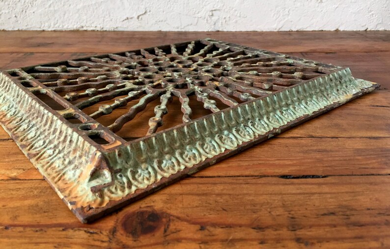 SOLD Antique Vent Cover Heater Grate Iron Floor Grate Etsy
