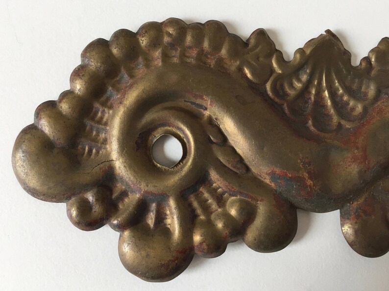 Antique Drawer Plates Dresser Hardware Copper and Brass - Etsy