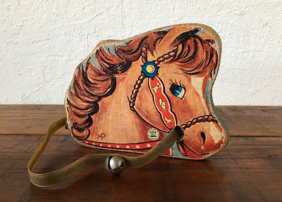 vintage stick horse