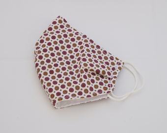 Cotton face protection, eco friendly face masks, flexible brige nose, filter pocket mask