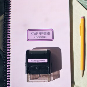 STAMP APPROVED logbook journal {pink}