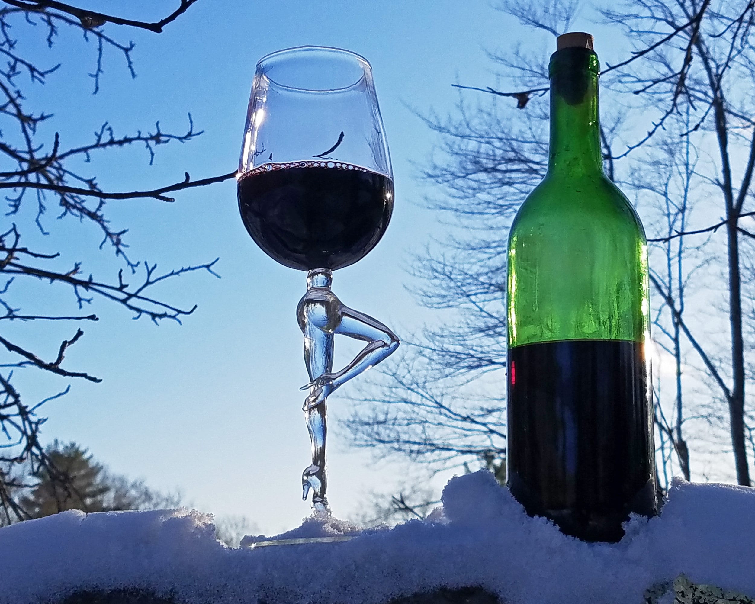 Does Your Wine Have Legs? Elegant,Sexy Lady's Legs Wine Glass.A Peter  Lambshead Functional Artpiece to add to your wine drinking experience.