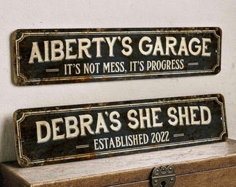 Custom Metal Sign, Rustic Style Home Decor for Decoration House / Office / Yard / Personalized Gifts