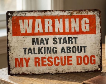 Custom Funny Warning Metal Sign Personalized Aluminum Man Cave Bar Wall Gag Gift