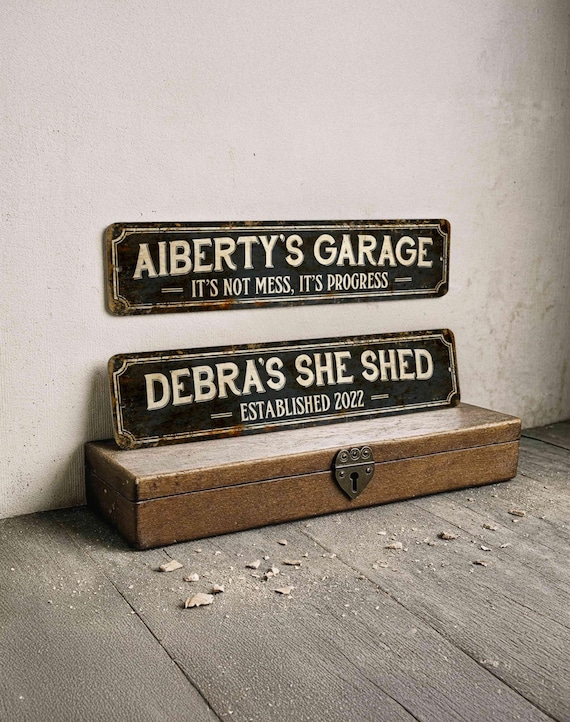 Custom Metal Sign, Rustic Style Home Decor for Decoration House / Office / Yard / Personalized Gifts