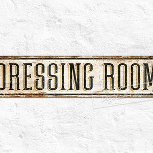 Dressing Room Sign Changing Room Decor Fitting Signs Retro Metal Sign Rustic Home Decor Gifts