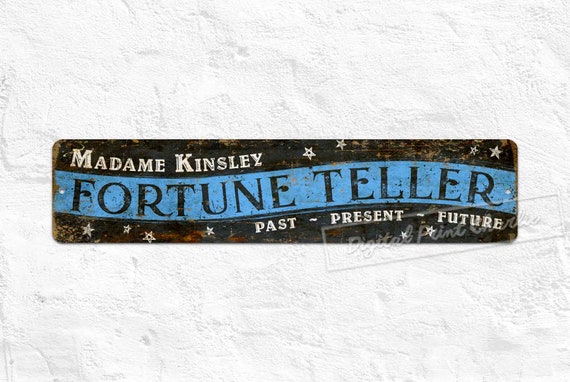 Fortune Teller Sign, Custom Sign, Palm Reading, Tarot Cards, Personalised Gifts, Wall Decor