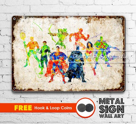 1 Cover Wonder Woman DC Comics Superhero Vintage Retro Look Tin Metal Sign NO
