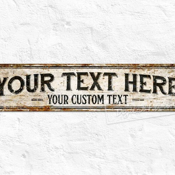 Personalized Signs, Custom Metal Sign, Man Cave Sign, She Shed Sign, Personalised Gifts, Rustic Home Decor