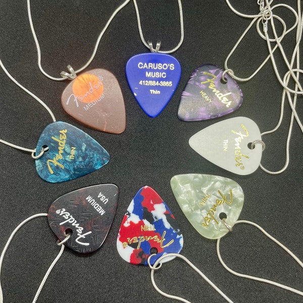 Guitar Pick Necklaces
