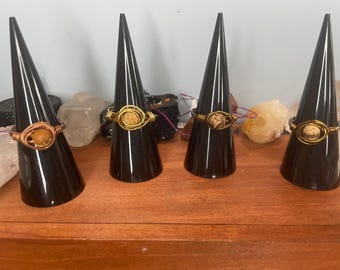 Picture Jasper Wrapped Rings
