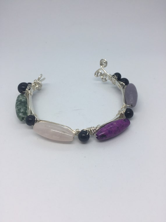 wire gemstone jewelry