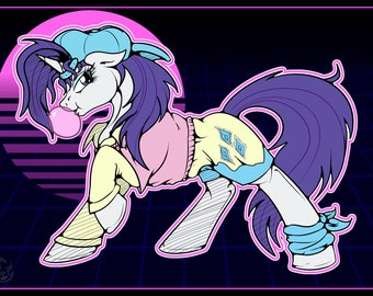 Plain and 80s - MLP Inspired Print