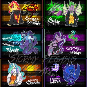 Punk Pony Party Series 2 Prints