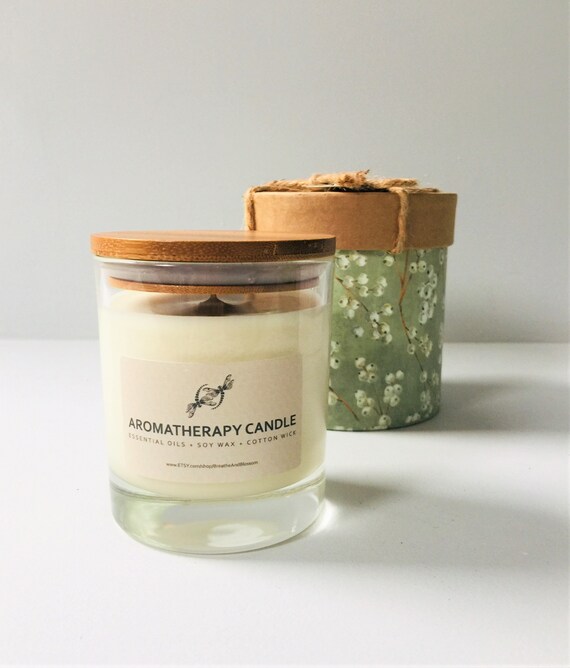 Christmas Special Large Aromatherapy Candle In A Gift Box Etsy