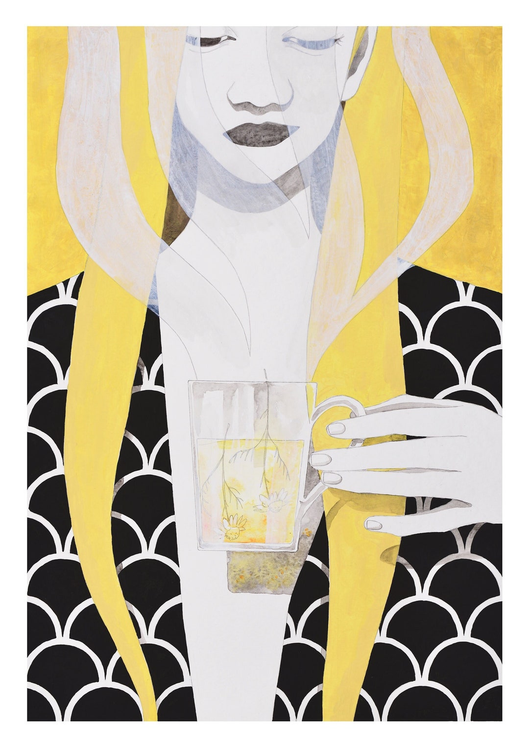 Wooden Sculpture Planter, Handmade With Plywood Layers, Home and Office