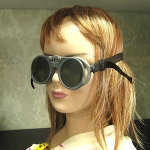 Vintage USSR Goggles: Steampunk Aviator Safety Glasses