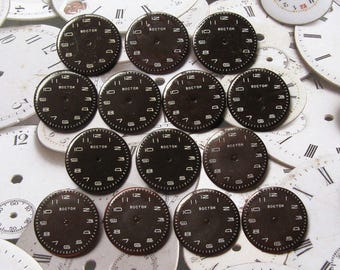 14 Vintage Wostok Uhrengesichter, Altered Art, 30 mm