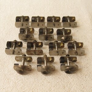 Vintage Clock Parts: Steampunk Gears, Jewelry Making Supplies (14 Pieces)