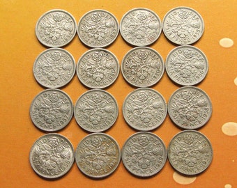 1968年英国10ペンス硬貨 - エリザベス2世初の10進法硬貨 - Etsy 日本