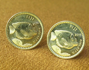 Coin Jewelry - Coin Art - Collectible Coin - Birthday Jewelry - Jewelry Gifts - Coin Cufflinks - Wedding Cuff Links - Ancient Coin