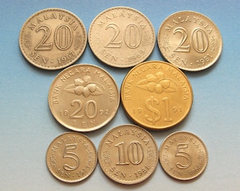 1973年マレーシア20セン硬貨 - Etsy 日本