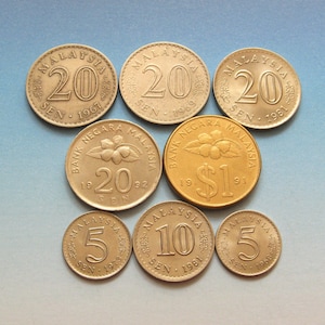 マレーシアのセン硬貨セット：希少な世界の通貨 - Etsy 日本