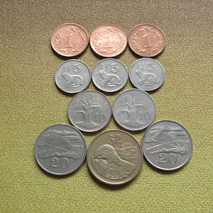 Zimbabwe Coin Set: Rare African Currency, 11 Coins