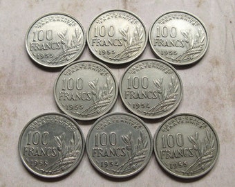 フランス貨幣コレクション：1917-1959年フランス通貨セット - Etsy 日本