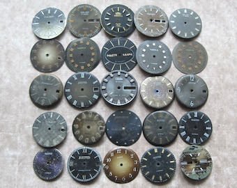 Vintage urtavlor: Steampunk smyckesdelar, blandade urtavlor (25 st)