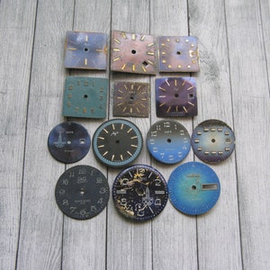 Vintage Watch Faces: Assorted Antique Dials for Steampunk Jewelry