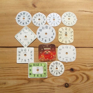 Quadranti per sveglie, Sveglie vintage, Parti per orologi retrò, Quadranti per orologi bianchi, Quadranti per orologi di carta, Sveglie vintage