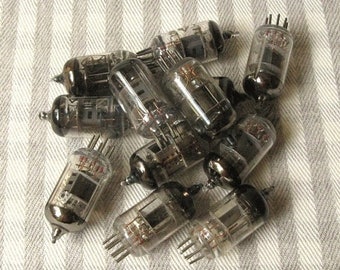 2 Inch Vintage Vacuum Tubes, Steampunk Supplies, Retro Décor Trinket, Radio Component, Retro Radio Lamp, TV Spare Part, Radio H