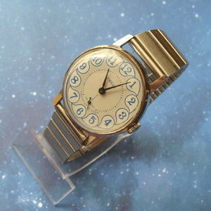 Vintage Pobeda USSR Watch: Serviced Mechanical Wristwatch