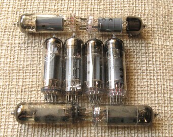 3 Inch Vintage Vacuum Tubes, Steampunk Supplies, Retro Décor Trinket, Radio Component, Retro Radio Lamp, TV Spare Part, Radio Hobby Gift