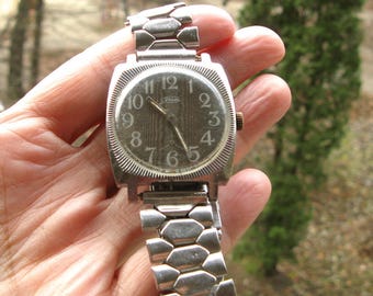 Working Zim Mechanical Watch, USSR Vintage Wristwatch, Gift for Him