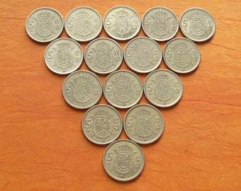 スペイン・ペセタ貨幣コレクション：1946-2001年 外国通貨セット