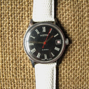 Vintage Wostok Mechanical Watch: USSR Mens Wristwatch, Serviced