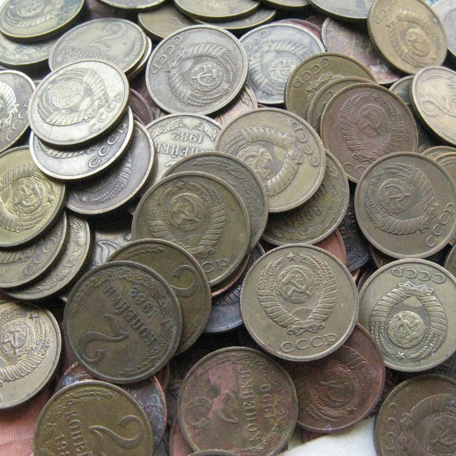 17 mm Set Of 10 Coins Vintage Coins Supplies Jewelry Etsy