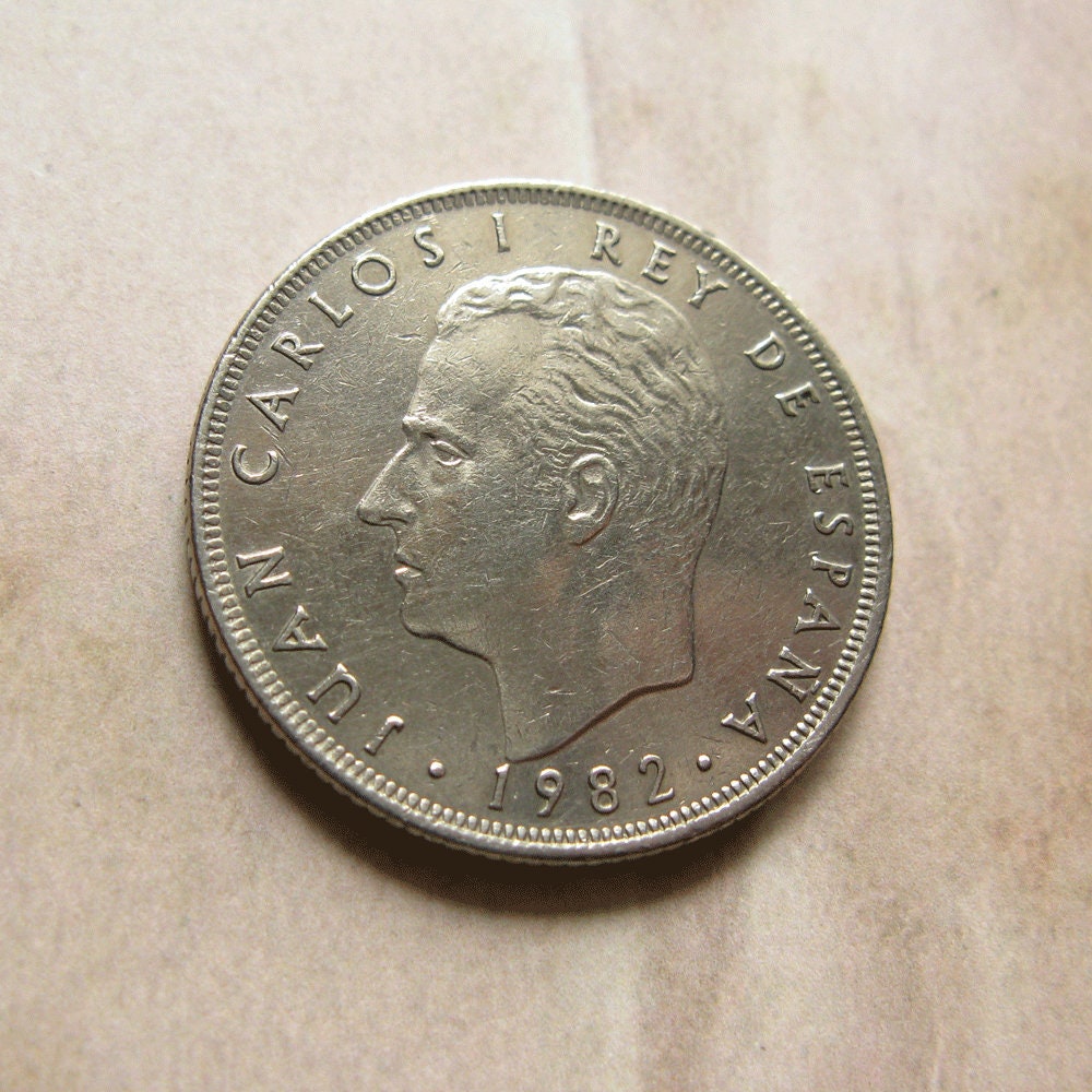 ヴィンテージ スペイン 25 ペセタ コイン - 8枚セット ヨーロッパ通貨 - Etsy 日本