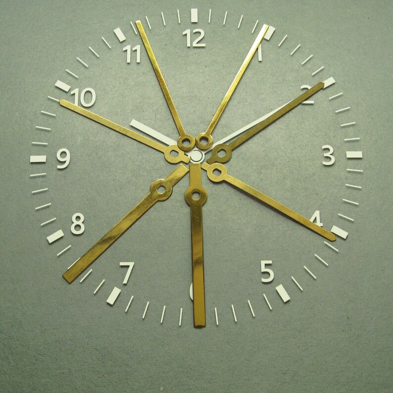 16 Vintage Clock Hands Tiny Clock Hands Metal Clock Hands Etsy UK